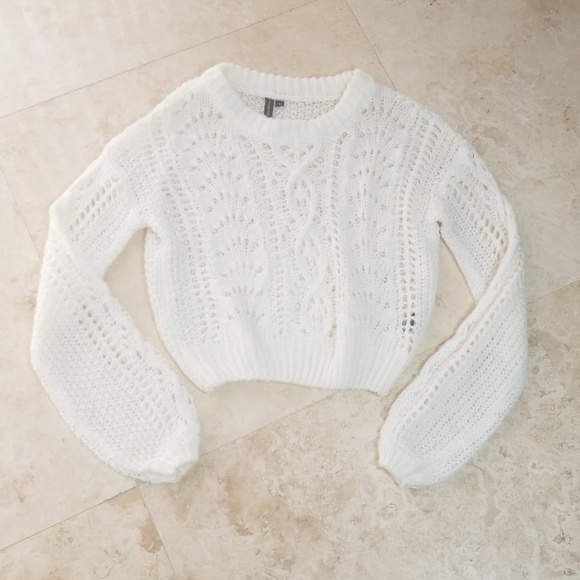 Moon Madison White Sweater Shirt Nwot 3 